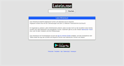 Desktop Screenshot of latein.me